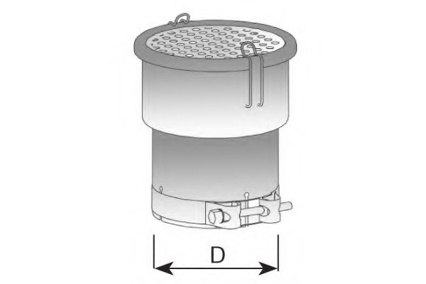 DINEX 40802 Exhaust Tip